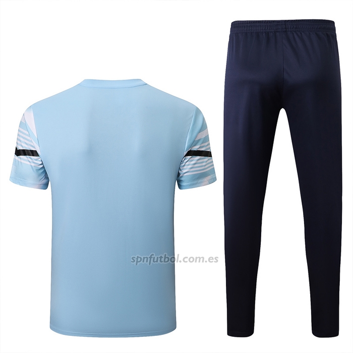 Chandal del Manchester City Manga Corta 2022 Azul